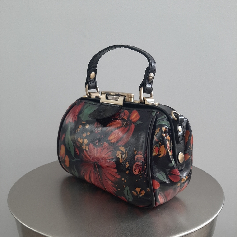 PATRICIA NASH Antica Leather Frame Bag